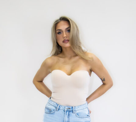 Kaventava body LETTY (ihonväri)